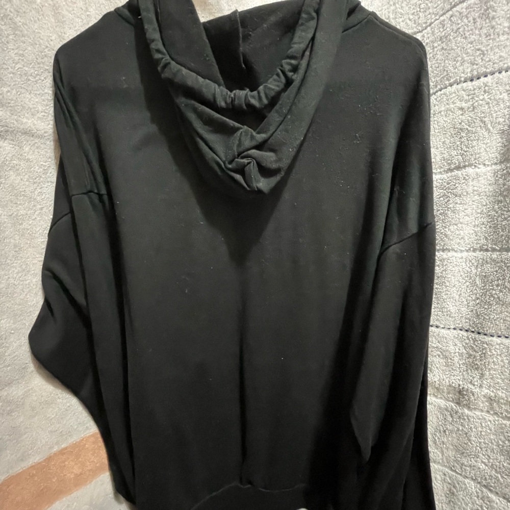 Woman’s Black With Good Vibes Hoodie